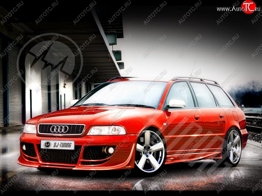 7 239 р. Передний бампер ST Audi A4 B5 8D2 седан 2-ой рестайлинг (1999-2001)  с доставкой в г. Тамбов