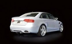 19 899 р. Накладка на задний бампер ABT Audi A4 B8 дорестайлинг, седан (2007-2011)  с доставкой в г. Тамбов. Увеличить фотографию 2