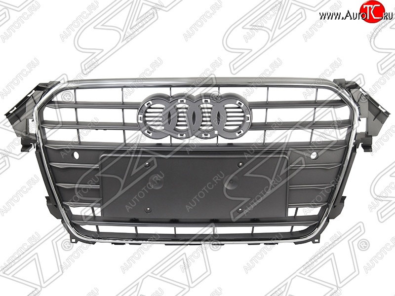 12 999 р. Решетка радиатора SAT  Audi A4  B8 (2011-2015) рестайлинг, седан, рестайлинг, универсал (Неокрашенная)  с доставкой в г. Тамбов