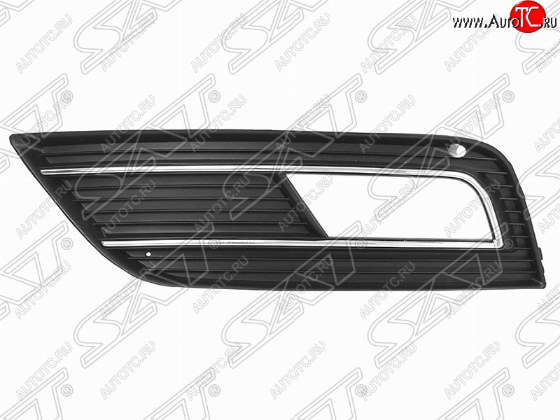 759 р. Левая оправа противотуманной фары SAT  Audi A4  B8 (2011-2015) рестайлинг, седан, рестайлинг, универсал (Неокрашенная)  с доставкой в г. Тамбов