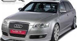 4 999 р. Накладка на передний бампер CSR v2  Audi A6  C6 (2004-2008) дорестайлинг, седан, дорестайлинг, универсал  с доставкой в г. Тамбов. Увеличить фотографию 1