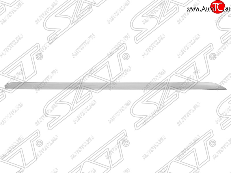 739 р. Левый молдинг на передний бампер SAT (хром)  Audi A6  C6 (2008-2010) рестайлинг, седан, рестайлинг, универсал  с доставкой в г. Тамбов