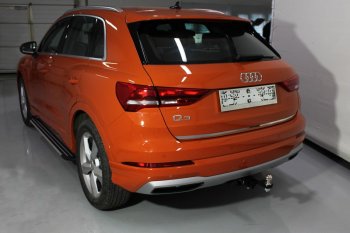 Фаркоп (тягово-сцепное устройство) TCC Audi (Ауди) Q5 (Ку5)  FY (2017-2022) FY дорестайлинг, рестайлинг  (Оцинкованный, шар E - оцинкованный)