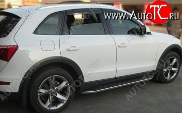 13 999 р. Накладки на колёсные арки (рестайлинг) CT  Audi Q5  8R (2008-2017) дорестайлинг, рестайлинг (Неокрашенные)  с доставкой в г. Тамбов