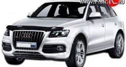 639 р. Дефлектор капота NovLine  Audi Q5  8R (2008-2012) дорестайлинг  с доставкой в г. Тамбов. Увеличить фотографию 1