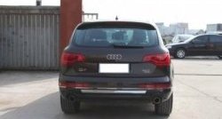 32 399 р. Накладка на задний бампер (рестайлинг) CT v2  Audi Q7  4L (2005-2009) дорестайлинг (Неокрашенная)  с доставкой в г. Тамбов. Увеличить фотографию 1