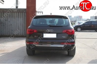 32 399 р. Накладка на задний бампер (рестайлинг) CT v2 Audi Q7 4L дорестайлинг (2005-2009) (Неокрашенная)  с доставкой в г. Тамбов