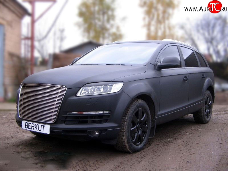 7 299 р. Декоративная вставка воздухозаборника Berkut Audi Q7 4L дорестайлинг (2005-2009)  с доставкой в г. Тамбов