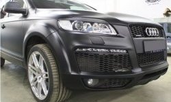 1 479 р. Реснички на фары CT Audi Q7 4L рестайлинг (2009-2015) (Неокрашенные)  с доставкой в г. Тамбов. Увеличить фотографию 3