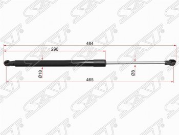 679 р. Упор крышки багажника SAT  BMW 1 серия ( F21,  F20) (2011-2020) хэтчбэк 3 дв. дорестайлинг, хэтчбэк 5 дв. дорестайлинг, хэтчбэк 3 дв. 1-ый рестайлинг, хэтчбэк 3 дв. 2-ой рестайлинг, хэтчбэк 5 дв. 2-ой рестайлинг  с доставкой в г. Тамбов. Увеличить фотографию 1