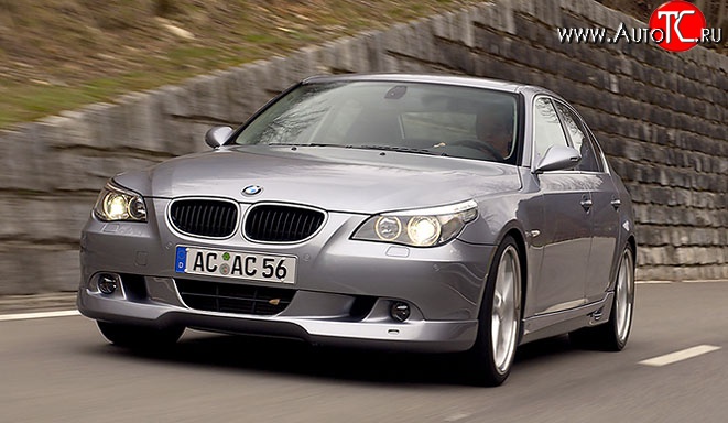 4 999 р. Накладка AC Schnitzer на передний бампер BMW 5 серия E60 седан дорестайлинг (2003-2007)  с доставкой в г. Тамбов