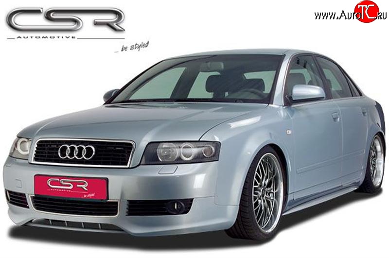 4 399 р. Накладка CSR на передний бампер Audi A4 B6 седан (2000-2006)  с доставкой в г. Тамбов