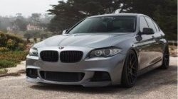 1 499 р. Реснички на фары CT BMW 5 серия F10 рестайлинг, седан (2013-2017) (Неокрашенные)  с доставкой в г. Тамбов. Увеличить фотографию 1