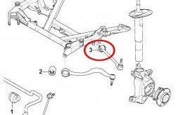 1 199 р. Полиуретановый сайлентблок передней подвески, поперечного рычага, внутренний Точка Опоры BMW X3 E83 (2003-2009)  с доставкой в г. Тамбов. Увеличить фотографию 2