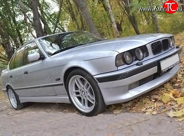 4 499 р. Накладка на передний бампер Schnitzer BMW 5 серия E34 седан дорестайлинг (1988-1994)  с доставкой в г. Тамбов