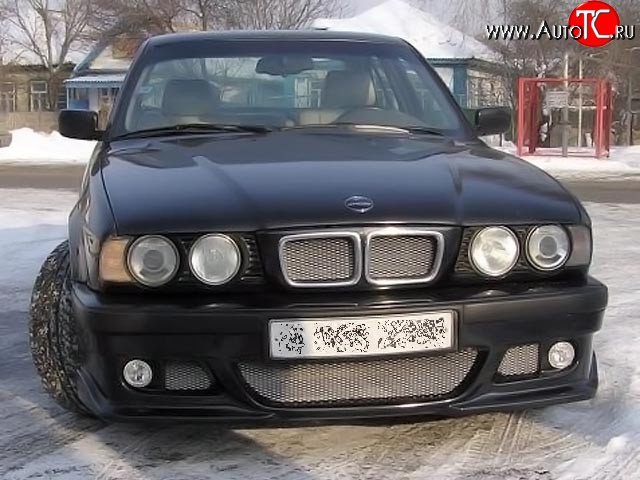 6 899 р. Передний бампер RIEGER BMW 5 серия E34 седан дорестайлинг (1988-1994) (Неокрашенный)  с доставкой в г. Тамбов