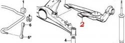 799 р. Полиуретановый сайлентблок задней подвески, нижнего рычага Точка Опоры BMW 3 серия E36 седан (1990-2000)  с доставкой в г. Тамбов. Увеличить фотографию 2