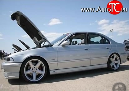 8 499 р. Пороги накладки AC Schnitzer BMW 5 серия E39 седан дорестайлинг (1995-2000) (Неокрашенные)  с доставкой в г. Тамбов