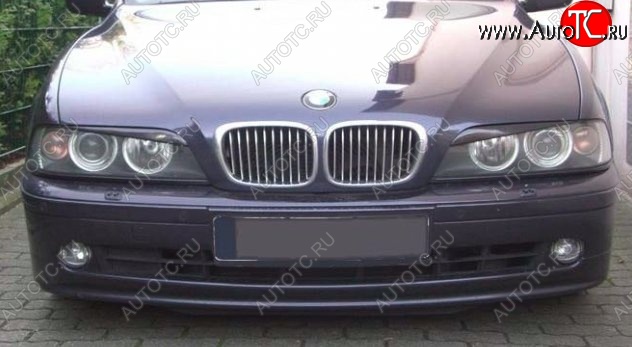 1 649 р. Реснички на фары Badlook BMW 5 серия E39 седан рестайлинг (2000-2003) (Неокрашенные)  с доставкой в г. Тамбов