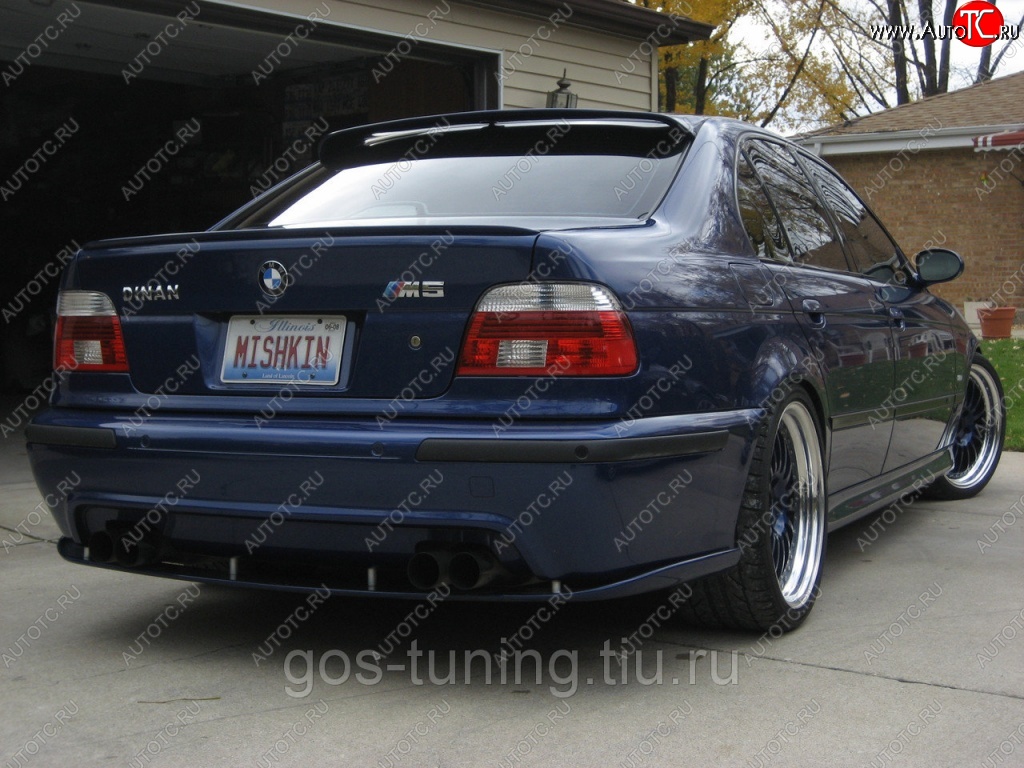 2 499 р. Лип спойлер M5 TECH BMW 5 серия E39 седан дорестайлинг (1995-2000) (Неокрашенный)  с доставкой в г. Тамбов