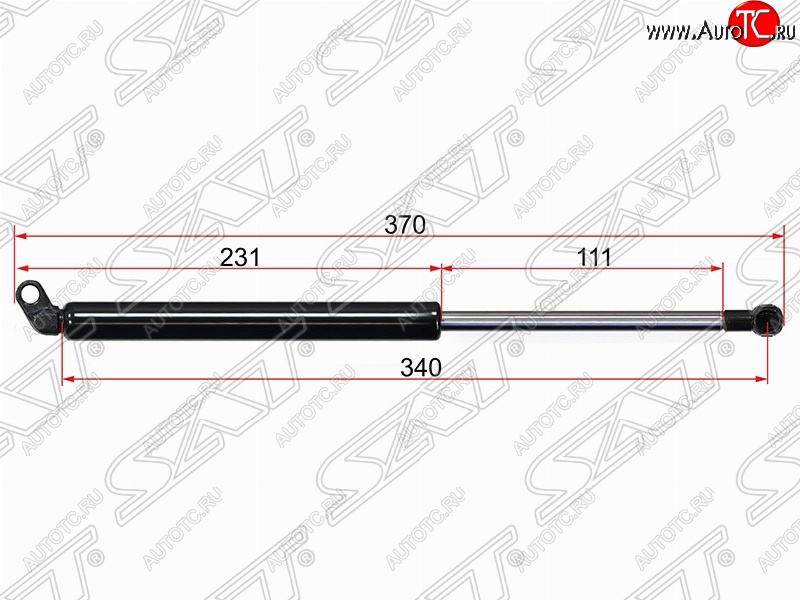 859 р. Упор крышки багажника SAT (газовый) BMW 5 серия E39 седан рестайлинг (2000-2003)  с доставкой в г. Тамбов