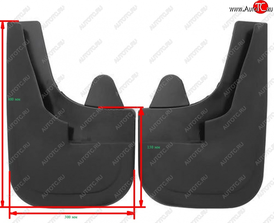 679 р. Универсальные передние брызговики (широкие) ПТП64 Uni4  Mitsubishi Chariot N30,N40 дорестайлинг (1991-1994)  с доставкой в г. Тамбов