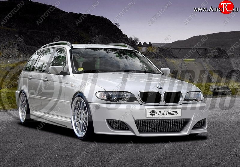 25 899 р. Передний бампер D.J. BMW 3 серия E46 седан дорестайлинг (1998-2001)  с доставкой в г. Тамбов