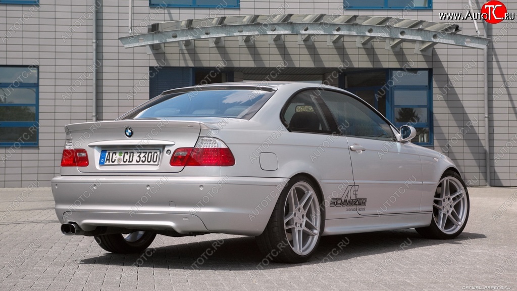 4 849 р. Лип спойлер с накладками на крылья IBHERDESIGN BMW 3 серия E46 седан дорестайлинг (1998-2001) (Неокрашенный)  с доставкой в г. Тамбов