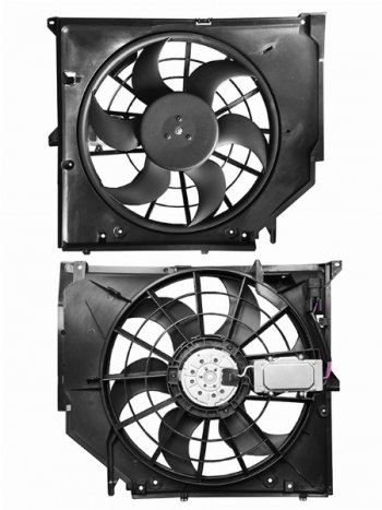 Вентилятор радиатора в сборе SAT BMW 3 серия E46 седан дорестайлинг (1998-2001)