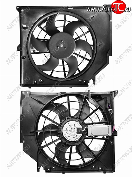 12 449 р. Вентилятор радиатора в сборе SAT  BMW 3 серия  E46 (1998-2005) седан дорестайлинг, седан рестайлинг  с доставкой в г. Тамбов