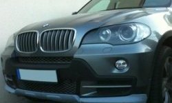 8 999 р. Накладка на передний бампер CT BMW X5 E53 дорестайлинг (1999-2003) (Неокрашенная)  с доставкой в г. Тамбов. Увеличить фотографию 2