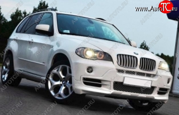 8 999 р. Накладка на передний бампер CT BMW X5 E53 дорестайлинг (1999-2003) (Неокрашенная)  с доставкой в г. Тамбов