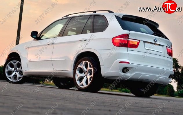 9 349 р. Накладка на задний бампер CT BMW X5 E53 дорестайлинг (1999-2003) (Неокрашенная)  с доставкой в г. Тамбов