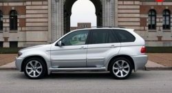 13 999 р. Пороги накладки с расширителями арок Aero BMW X5 E53 рестайлинг (2003-2006)  с доставкой в г. Тамбов. Увеличить фотографию 3