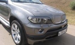 3 149 р. Реснички Storm на фары BMW X5 E53 дорестайлинг (1999-2003) (Неокрашенные)  с доставкой в г. Тамбов. Увеличить фотографию 2