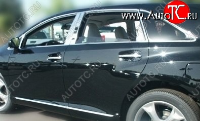 41 799 р. Накладки на стойки дверей СТ BMW X5 E70 рестайлинг (2010-2013) (Неокрашенные)  с доставкой в г. Тамбов