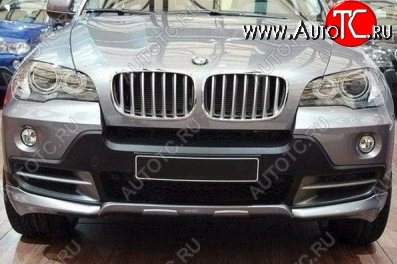 46 999 р. Накладка на передний бампер CT BMW X5 E70 дорестайлинг (2006-2010) (Неокрашенная)  с доставкой в г. Тамбов