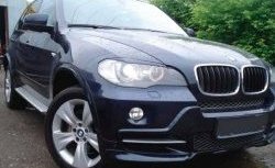 1 499 р. Реснички на фары CT BMW X5 E70 рестайлинг (2010-2013) (Неокрашенные)  с доставкой в г. Тамбов. Увеличить фотографию 1