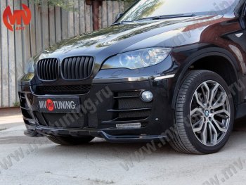 30 999 р. Передний бампер Hamann Style  BMW X6  E71 (2008-2014) дорестайлинг, рестайлинг (Неокрашенный)  с доставкой в г. Тамбов. Увеличить фотографию 3