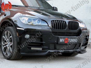 30 999 р. Передний бампер Hamann Style  BMW X6  E71 (2008-2014) дорестайлинг, рестайлинг (Неокрашенный)  с доставкой в г. Тамбов. Увеличить фотографию 1