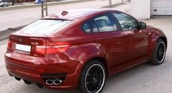 13 349 р. Лип спойлер Lumma BMW X6 E71 рестайлинг (2012-2014) (Неокрашенный)  с доставкой в г. Тамбов. Увеличить фотографию 3