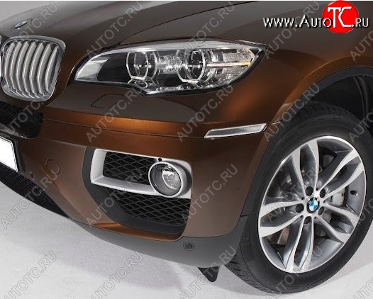 5 949 р. Подиумы противотуманных фар СТ BMW X6 E71 дорестайлинг (2008-2012)  с доставкой в г. Тамбов