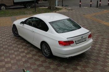 2 799 р. Лип спойлер  3 серия E92 (04-11) АВТОКРАТ  BMW 3 серия  E90 (2004-2008) седан дорестайлинг (Неокрашенный)  с доставкой в г. Тамбов. Увеличить фотографию 1