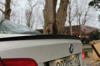 2 799 р. Лип спойлер  3 серия E92 (04-11) АВТОКРАТ  BMW 3 серия  E90 (2004-2008) седан дорестайлинг (Неокрашенный)  с доставкой в г. Тамбов. Увеличить фотографию 3