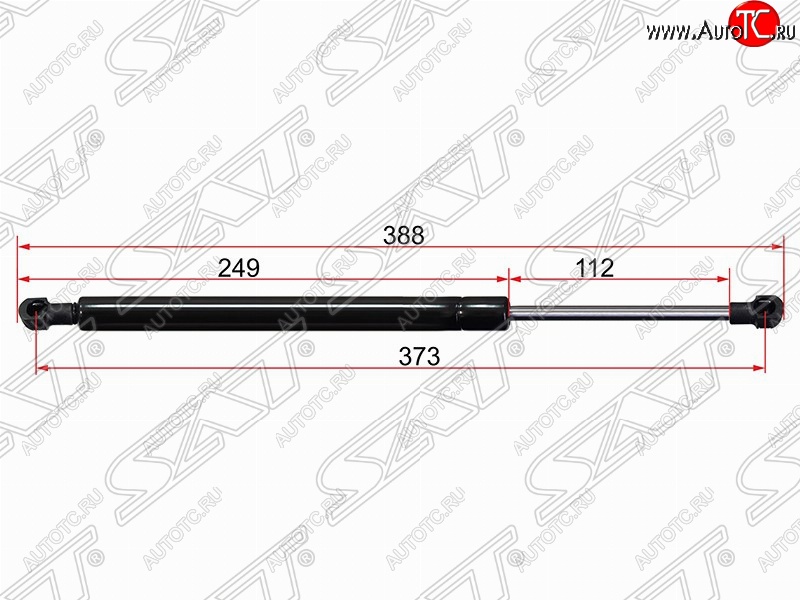 599 р. Упор крышки багажника SAT (газовый)  BMW 3 серия  E90 (2004-2008) седан дорестайлинг  с доставкой в г. Тамбов