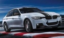 22 199 р. Пороги накладки M-performance BMW 3 серия F30 седан дорестайлинг (2012-2015) (Неокрашенные)  с доставкой в г. Тамбов. Увеличить фотографию 3