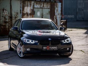 47 899 р. Капот с жабрами BMW 3 серия F30 седан дорестайлинг (2012-2015) (Неокрашенный)  с доставкой в г. Тамбов. Увеличить фотографию 2