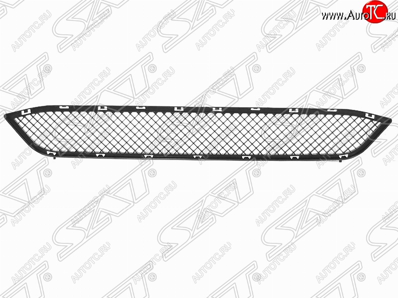 2 199 р. Решётка в передний бампер SAT (центр, рестайлинг)  BMW X1  E84 (2009-2015)  с доставкой в г. Тамбов