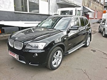 13 549 р. Подножки боковые WINBO OE Style  BMW X3  F25 (2010-2017) дорестайлинг, рестайлинг  с доставкой в г. Тамбов. Увеличить фотографию 1