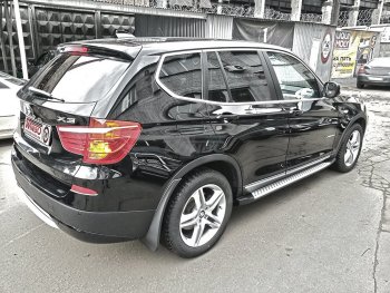 13 549 р. Подножки боковые WINBO OE Style BMW X3 F25 дорестайлинг (2010-2014)  с доставкой в г. Тамбов. Увеличить фотографию 3